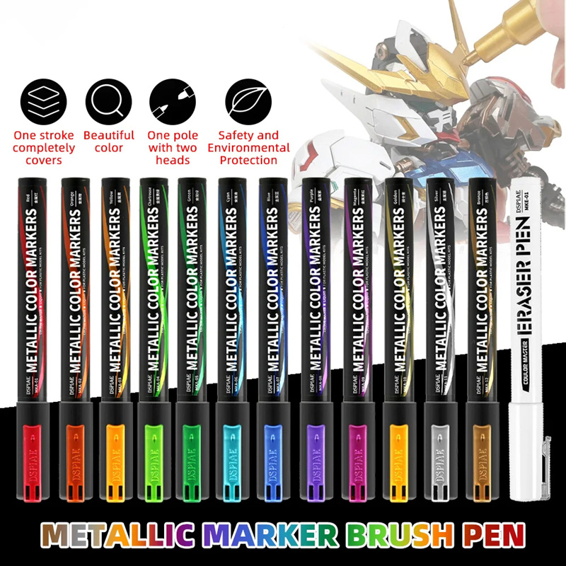 Metallic Paint Set - Metallic Markers Colouring Pens for Mech
