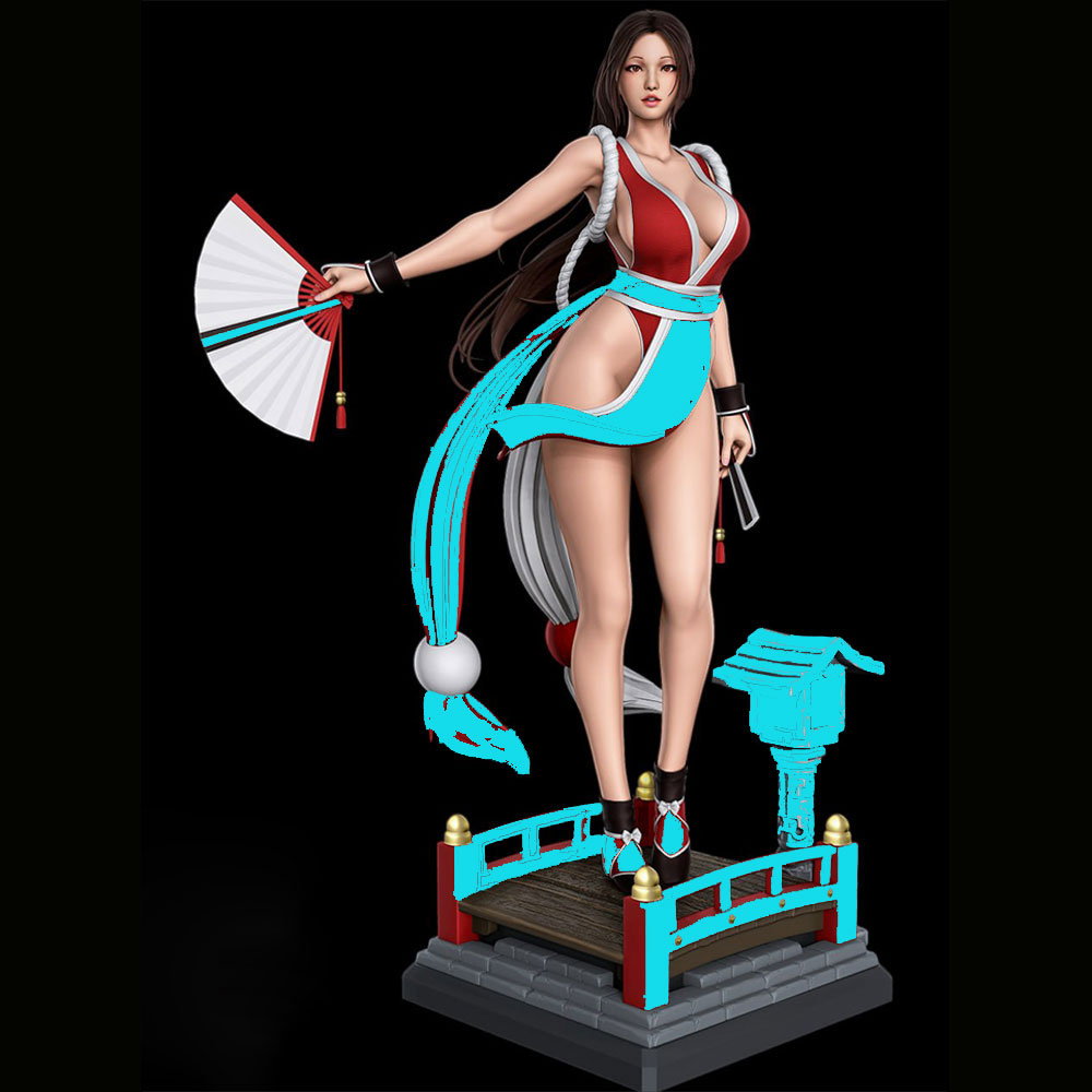 Model Kit Hg - 1/24 Sexy Long-Haired Girl Miniature Resin