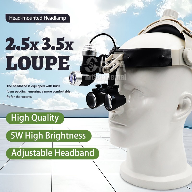 Magnifier With Light - Upgraded Comfortable Type Dental Medical Magnifier