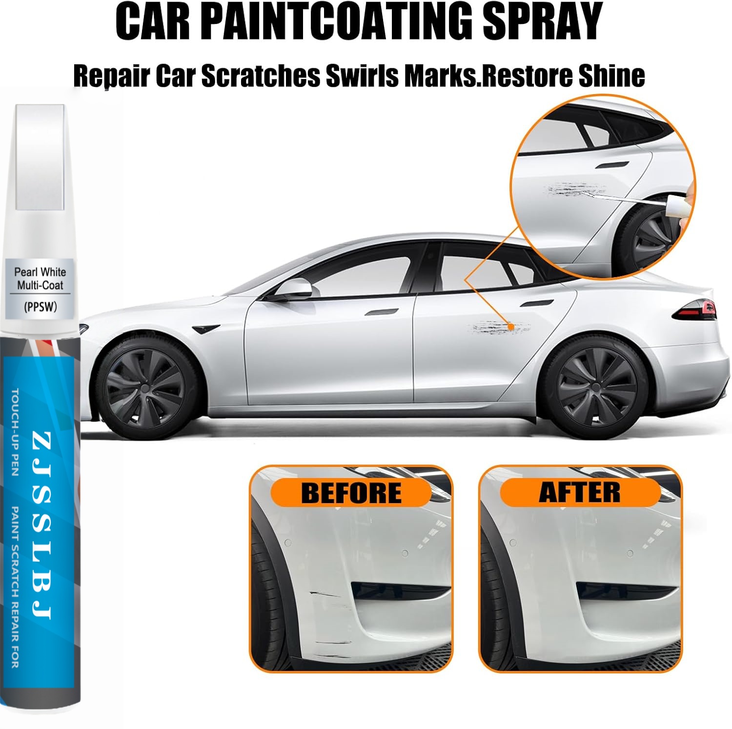 Model Kit Paint Remover - Car Touch Up Paint for Tesla