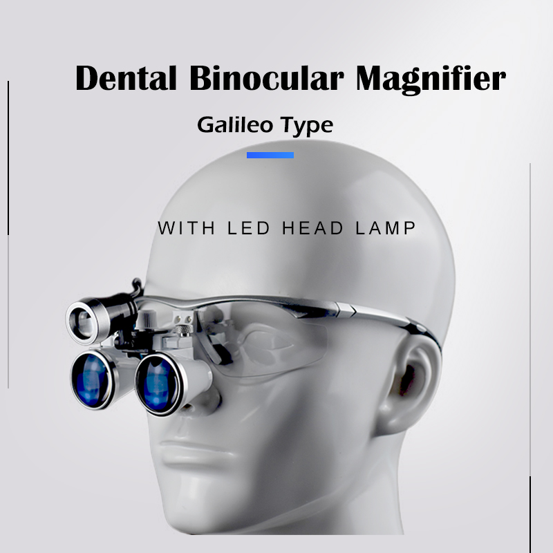 Magnifier With Light - Dentist Loupes Lamp Lab Medical Dentistry
