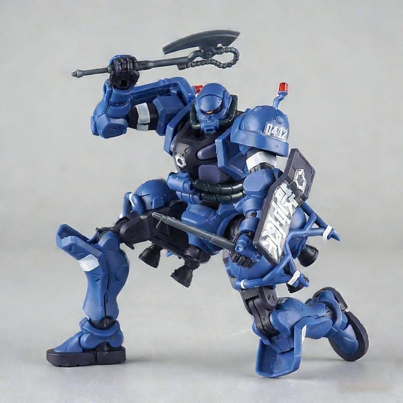 Model Kit Zaku - Gquuuuuux Military Police Zaku Hg 1/144