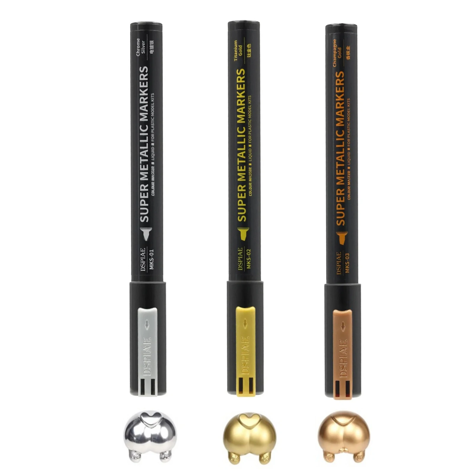 Metallic Paint Set - DSPIAE MKS Super Metallic Color Markers