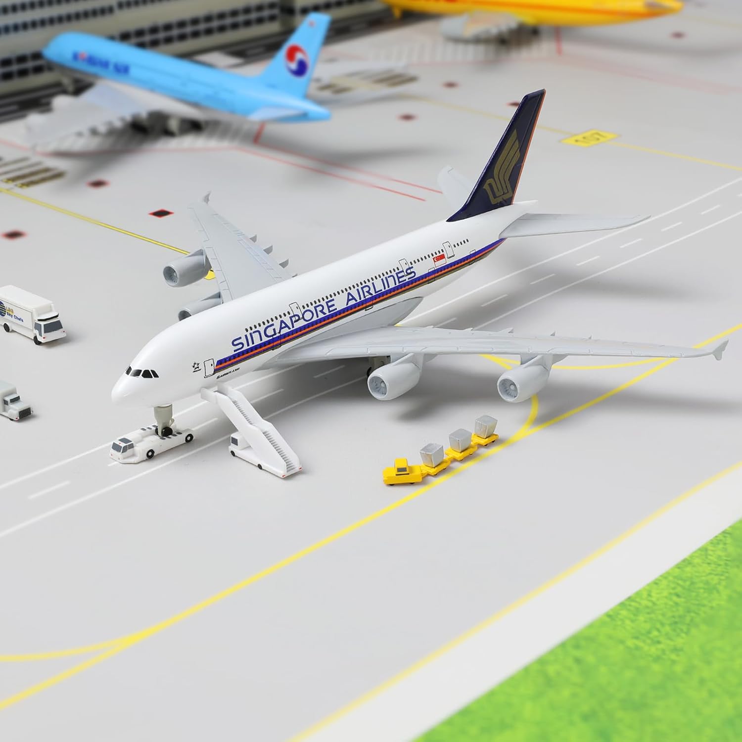 Model Kit Singapore - A380 Singapore 1/300 Die-cast Metal Airplane