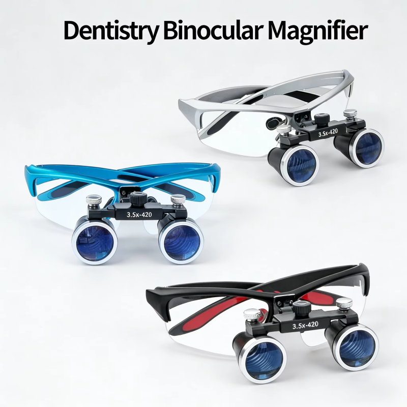Magnifier With Light - Ultra-lightweight 3.5X Dentistry Binocular Magnifier with
