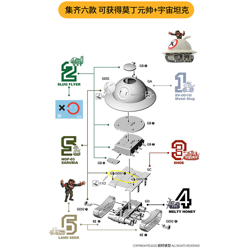New Era Models Metal Slug X Se - Model Kit Metal Slug review and price