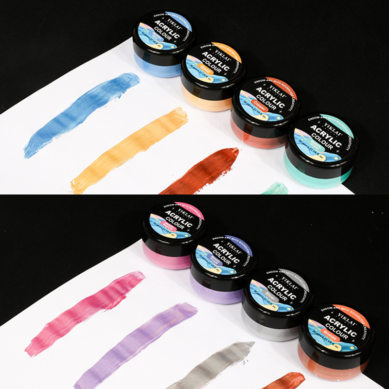 30ml 8 Color Metallic Gradient - Metallic Paint Set review and price