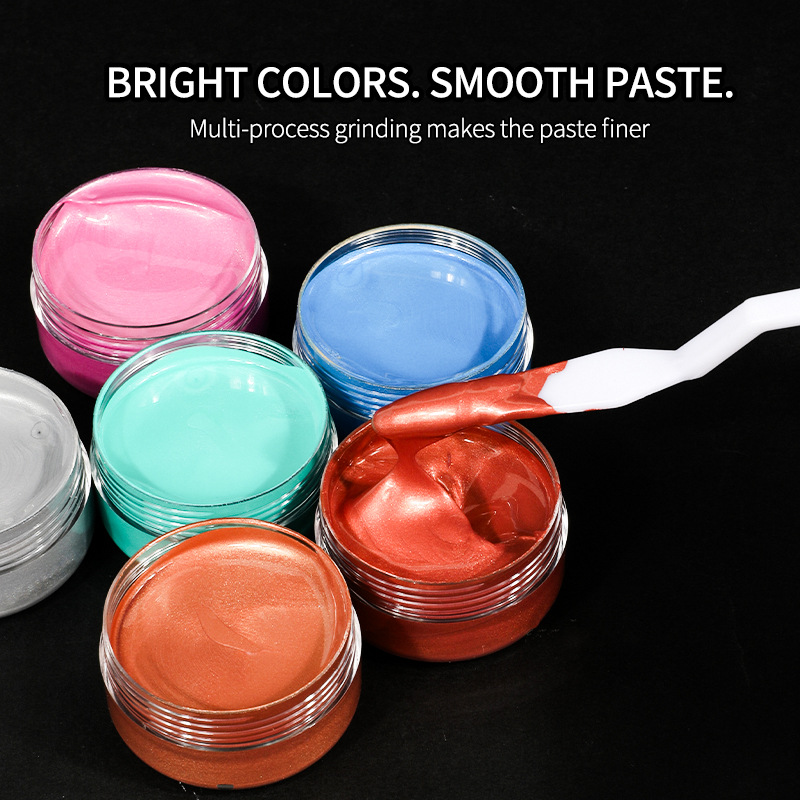 30ml 8 Color Metallic Gradient - Metallic Paint Set review and price