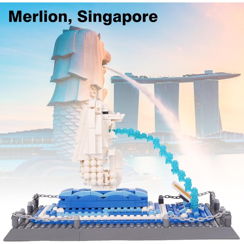 503 Piece Singapore Merlion St - Model Kit Singapore review and price