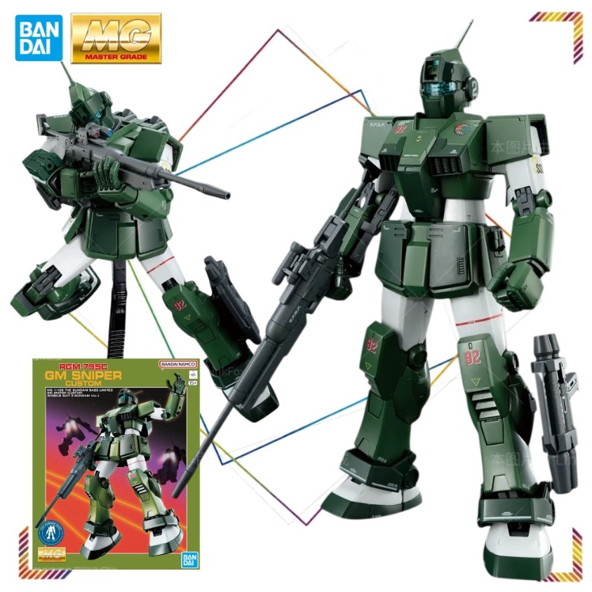 Bandai MG 1/100 GM Sniper Cust - Gundam Model Mg review and price