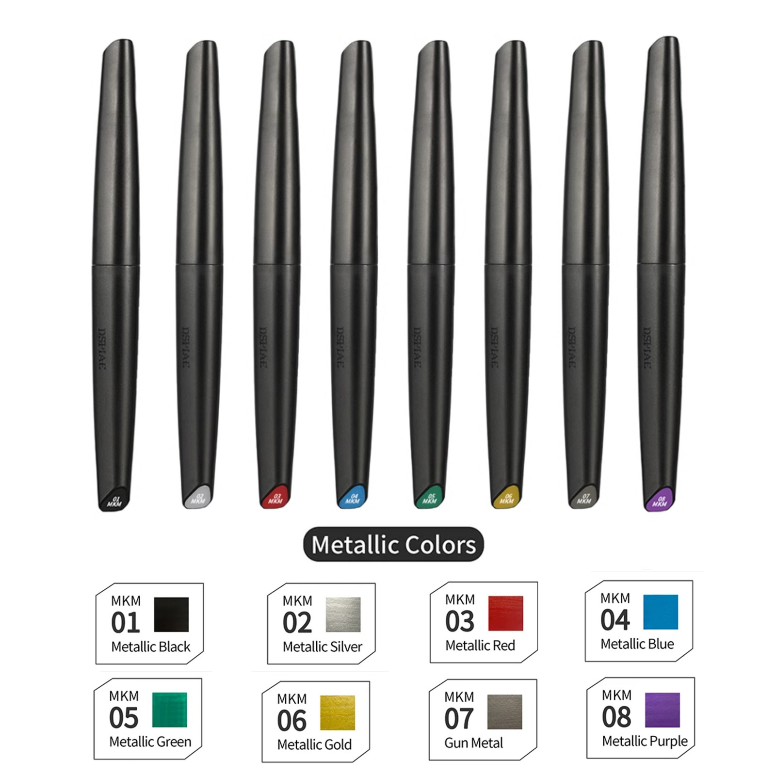 DSPIAE Soft Tip Water-based Ma - Metallic Paint Set review and price
