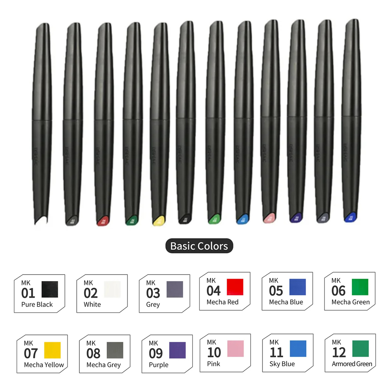 DSPIAE Soft Tip Water-based Ma - Metallic Paint Set review and price
