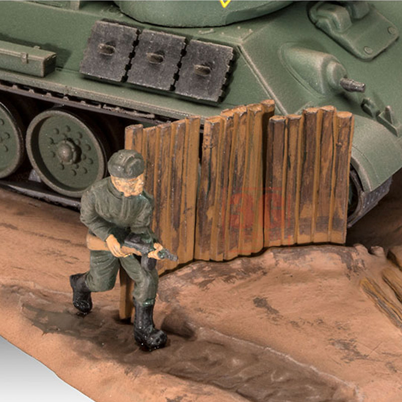 Revell 03294 1/76 Soviet T-34/ - Model Kit Revell review and price