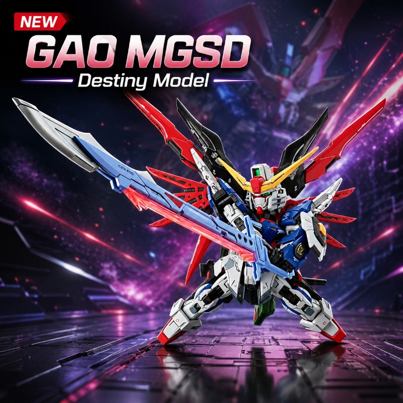 New GAO GAO Model MGSD ZGMF-X4 - Gundam Model Mg review and price