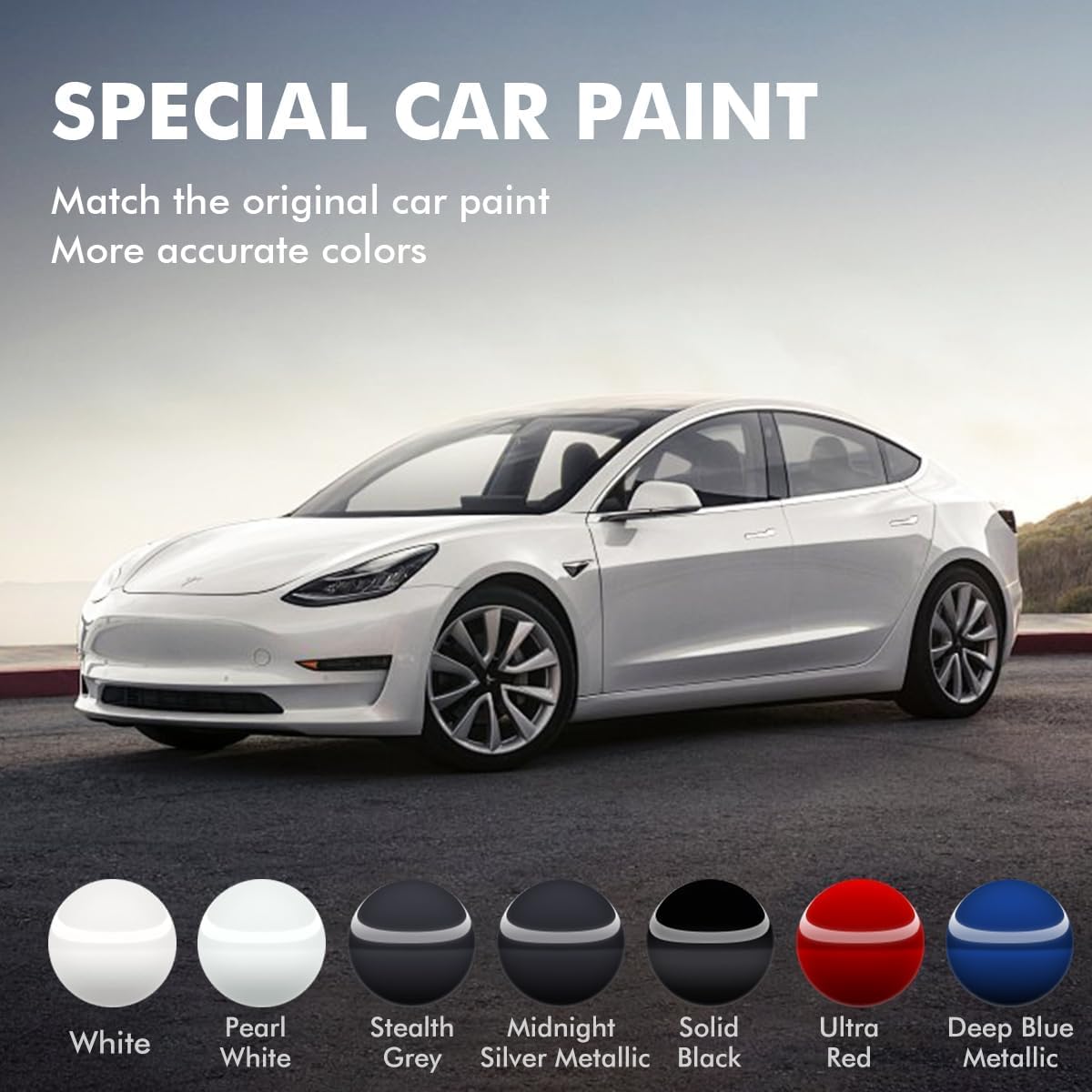 Car Touch Up Paint for Tesla M - Model Kit Paint Remover review and price