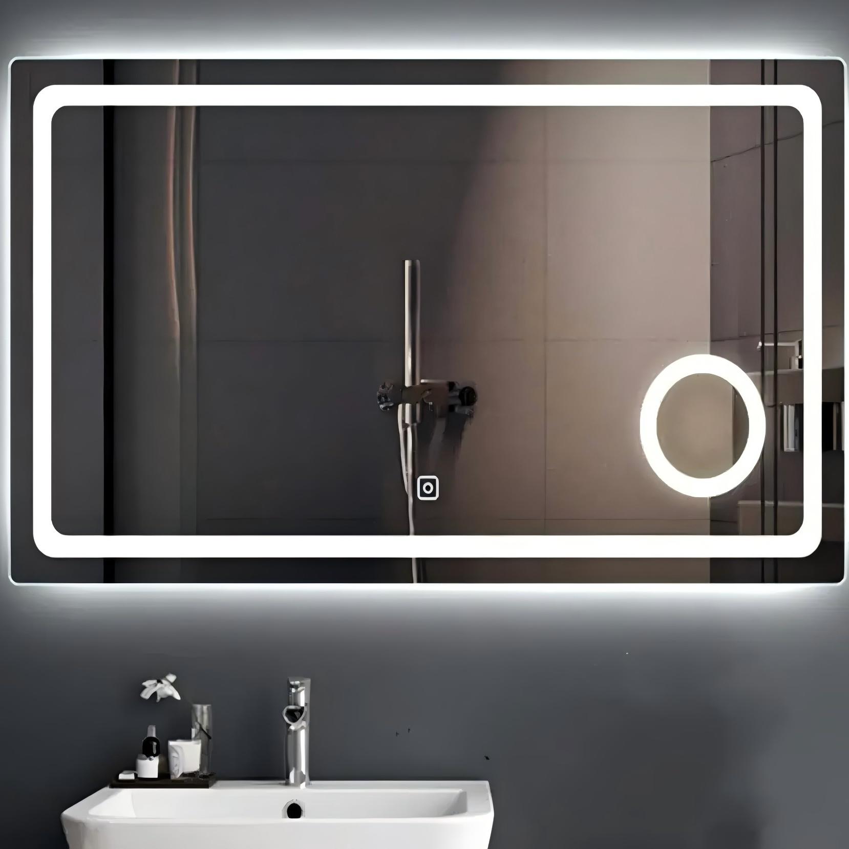 Custom Size Wall Mounted Vanit - Magnifier With Light review and price
