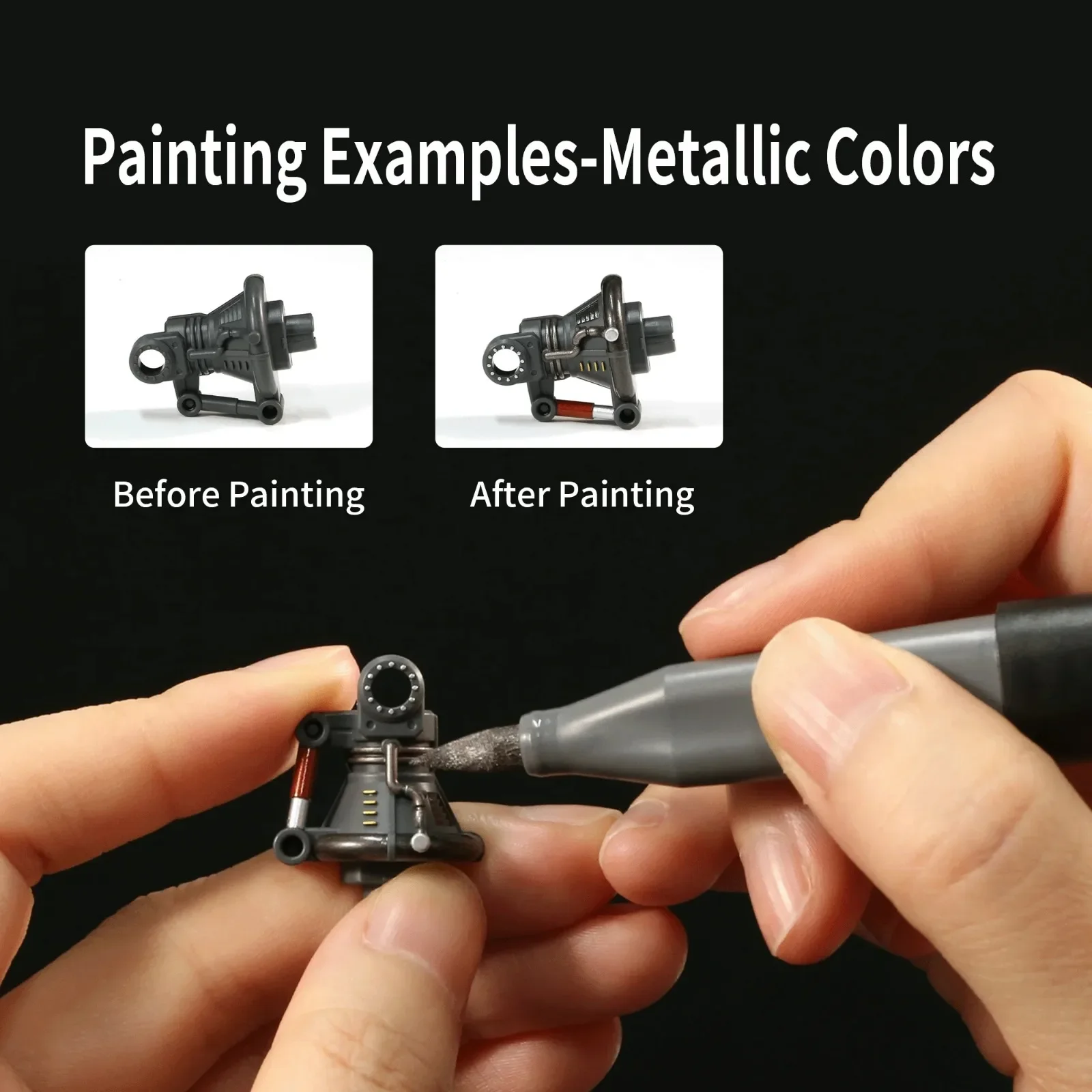 DSPIAE Soft Tip Water Based Ma - Metallic Paint Set review and price