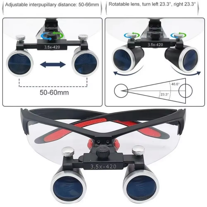 Ultra-lightweight 3.5X Dentist - Magnifier With Light review and price
