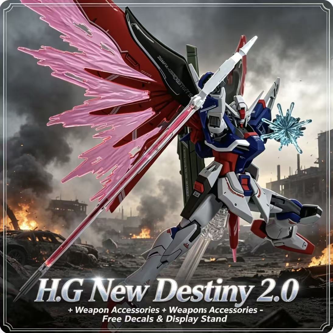 224 HG 1/144 Destiny Spec II F - Gundam Model Mg review and price