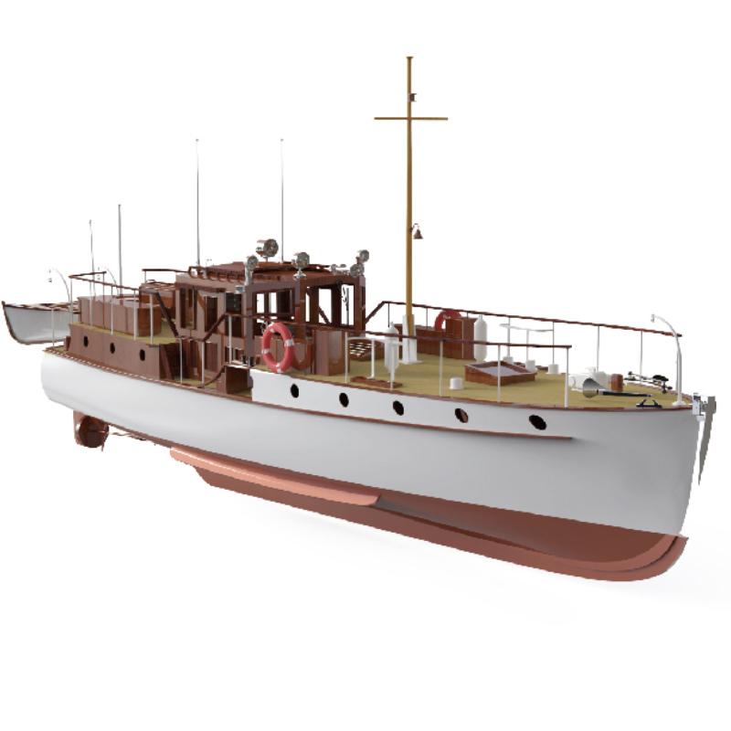 Remote Control Boat 880mm 1/18 - Model Kit Yacht review and price