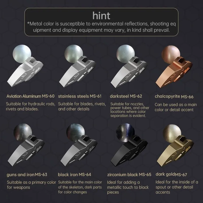 Stedi MS60-MS67 Metallic Marke - Metallic Paint Set review and price