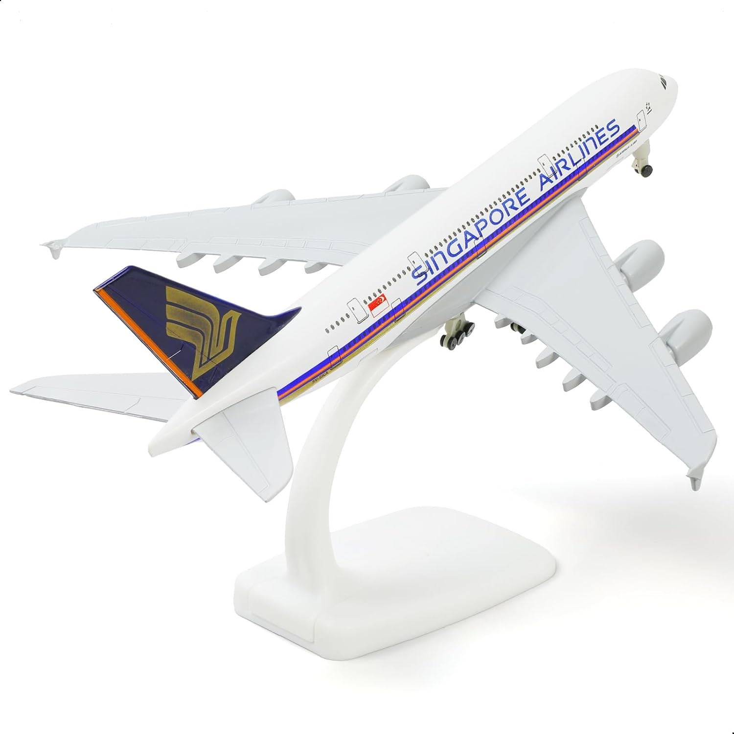 20cm Singapore A380 Toy Plane  - Model Kit Singapore review and price