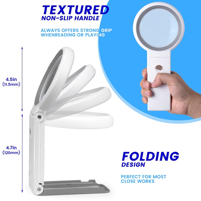 30X40X Foldable Handheld Magni - Magnifier With Light review and price