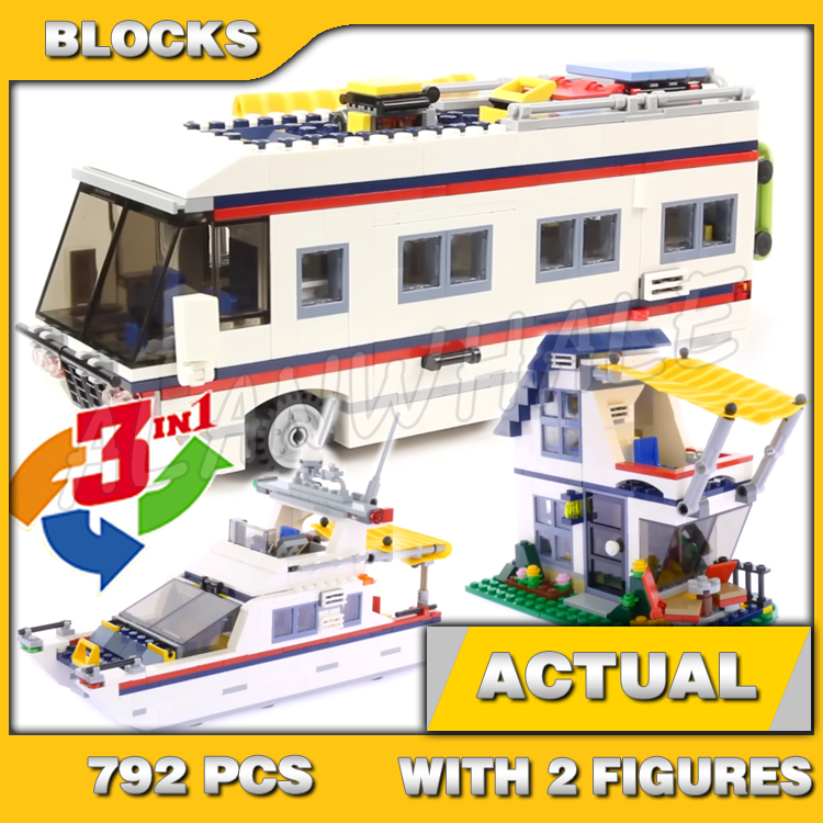 792pcs 3in1 Creative Vacation  - Model Kit Yacht review and price