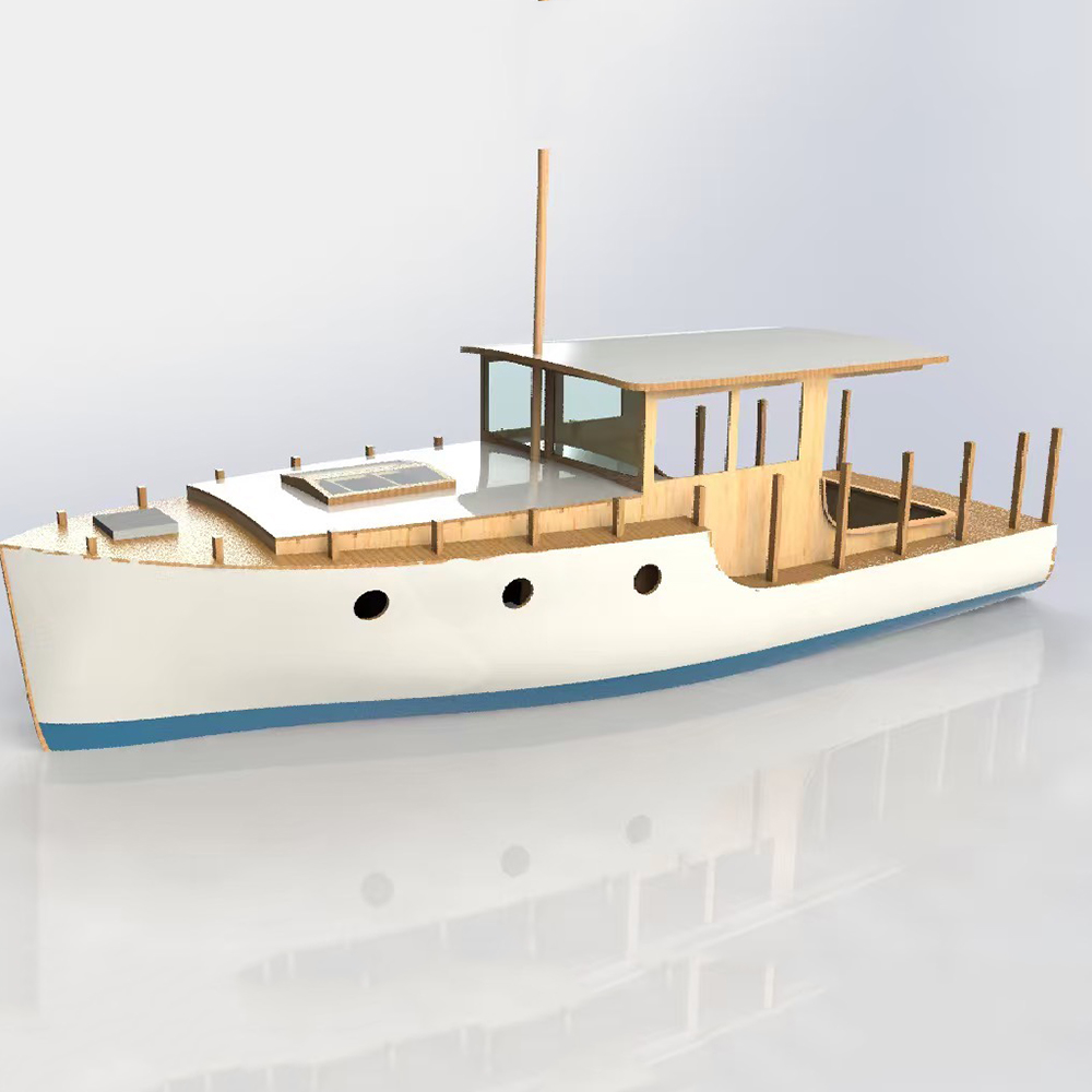 RC Boat 70cm European Classica - Model Kit Yacht review and price